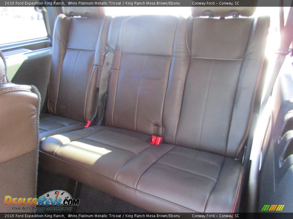2016 Ford Expedition King Ranch White Platinum Metallic Tricoat / King Ranch Mesa Brown/Ebony Photo #23