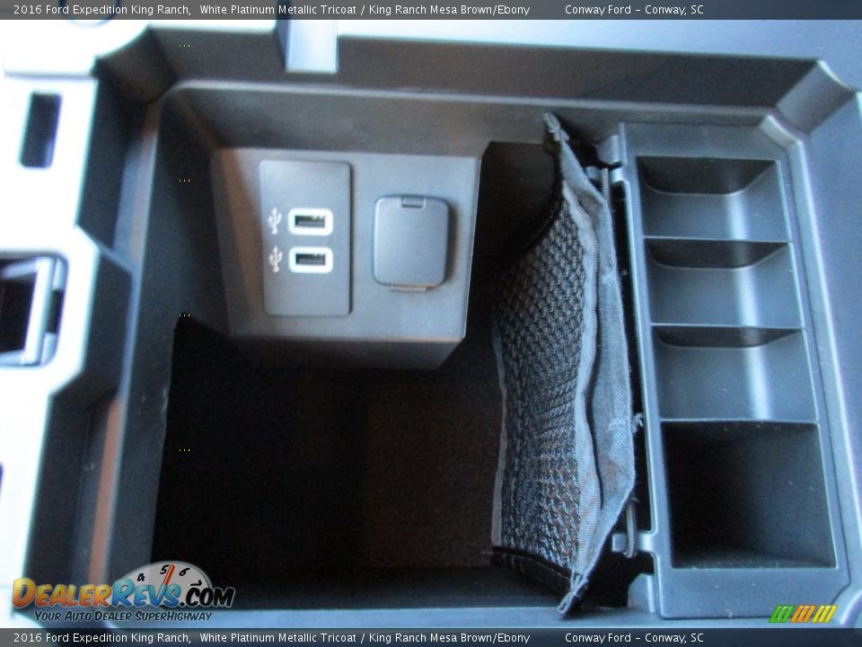 2016 Ford Expedition King Ranch White Platinum Metallic Tricoat / King Ranch Mesa Brown/Ebony Photo #29