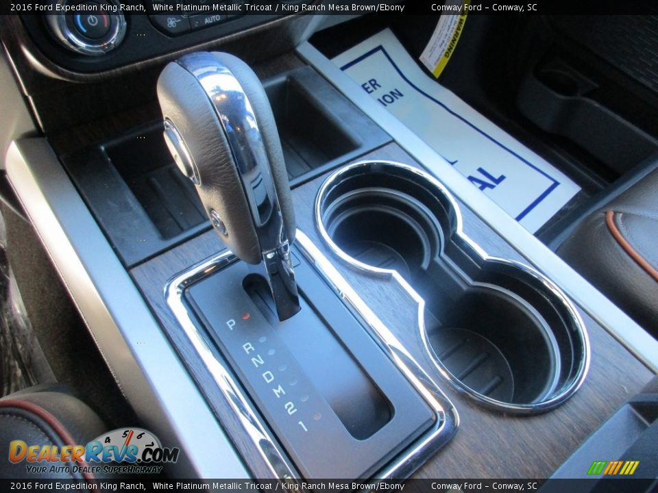 2016 Ford Expedition King Ranch White Platinum Metallic Tricoat / King Ranch Mesa Brown/Ebony Photo #30