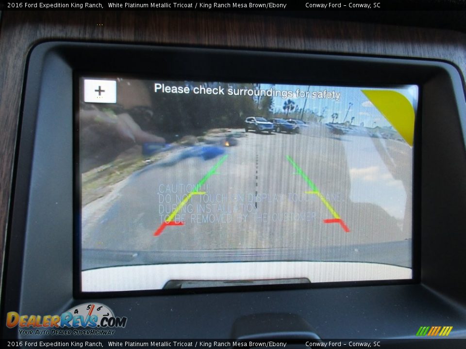 2016 Ford Expedition King Ranch White Platinum Metallic Tricoat / King Ranch Mesa Brown/Ebony Photo #33