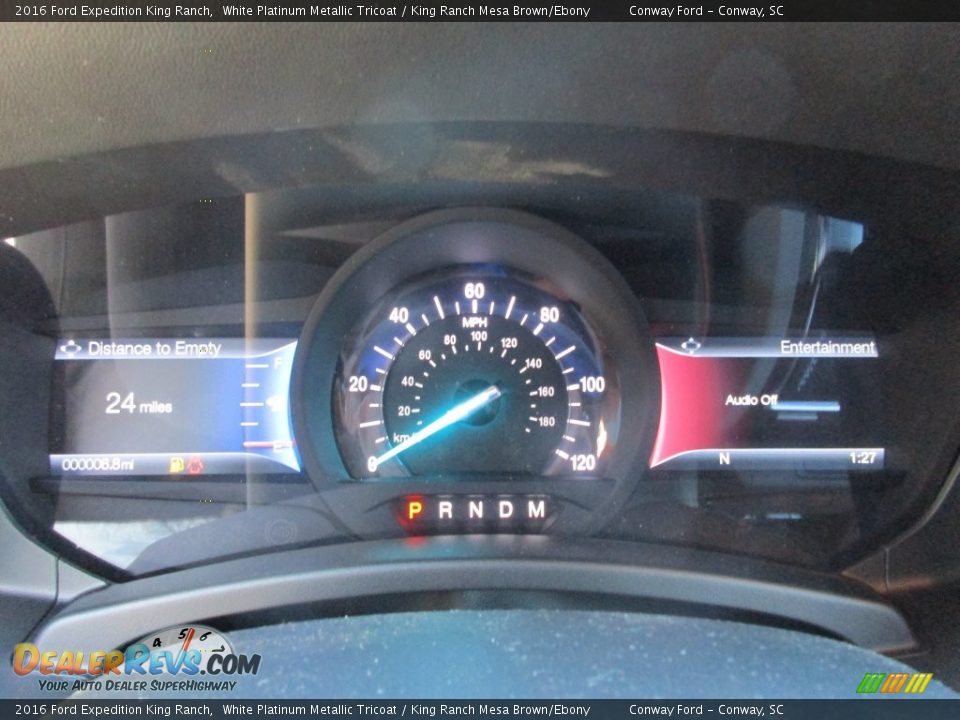 2016 Ford Expedition King Ranch White Platinum Metallic Tricoat / King Ranch Mesa Brown/Ebony Photo #36