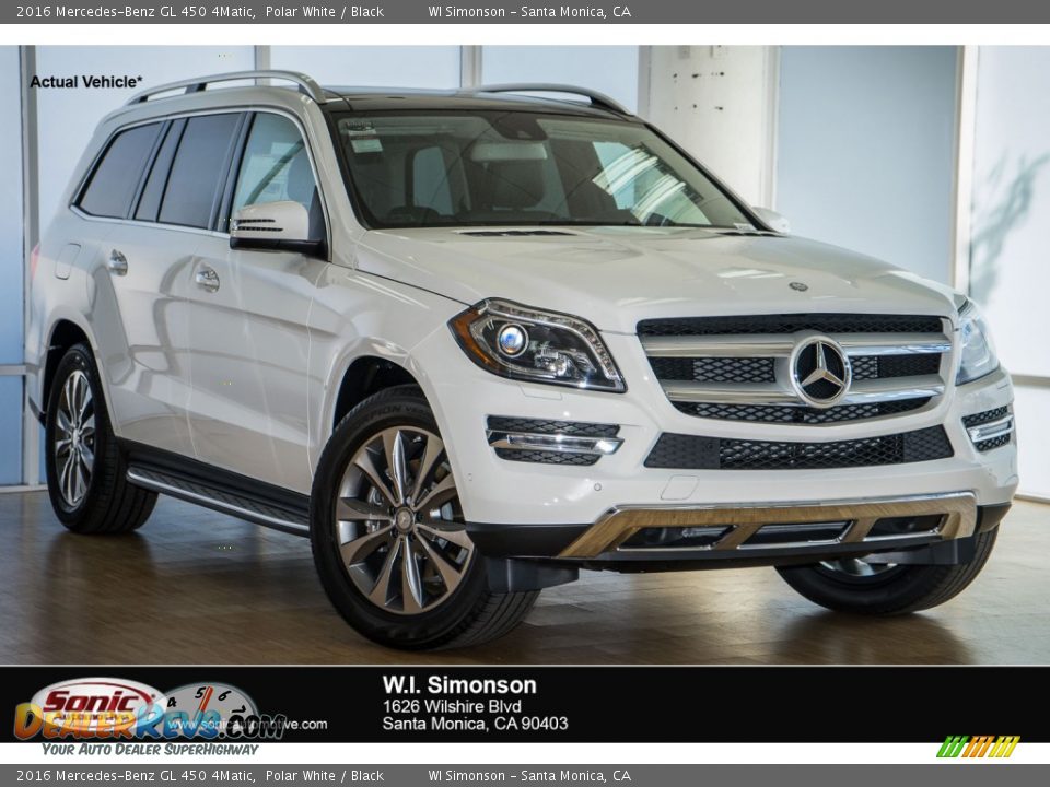 2016 Mercedes-Benz GL 450 4Matic Polar White / Black Photo #1