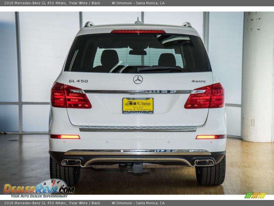 2016 Mercedes-Benz GL 450 4Matic Polar White / Black Photo #4