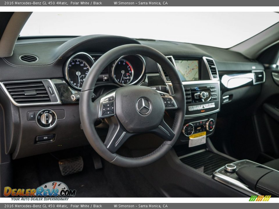 2016 Mercedes-Benz GL 450 4Matic Polar White / Black Photo #5