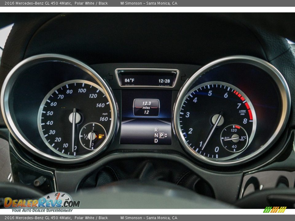 2016 Mercedes-Benz GL 450 4Matic Polar White / Black Photo #7