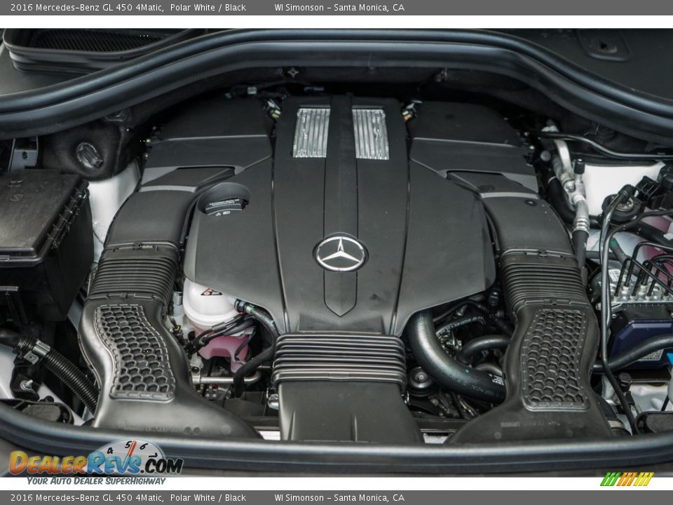 2016 Mercedes-Benz GL 450 4Matic Polar White / Black Photo #9