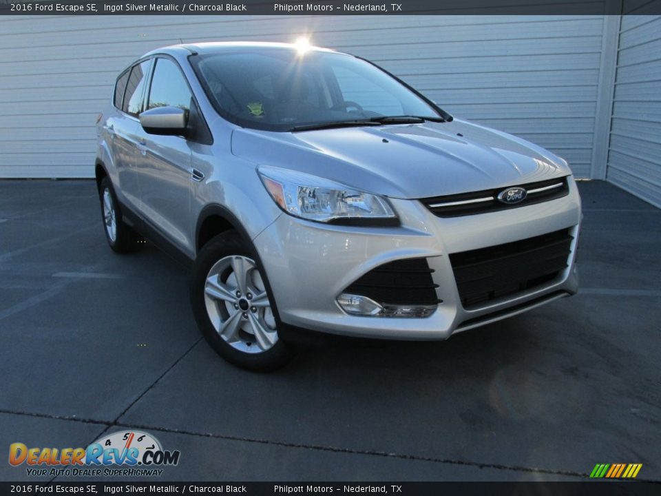 2016 Ford Escape SE Ingot Silver Metallic / Charcoal Black Photo #1