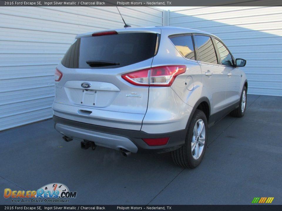 2016 Ford Escape SE Ingot Silver Metallic / Charcoal Black Photo #4