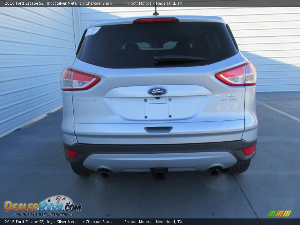2016 Ford Escape SE Ingot Silver Metallic / Charcoal Black Photo #5