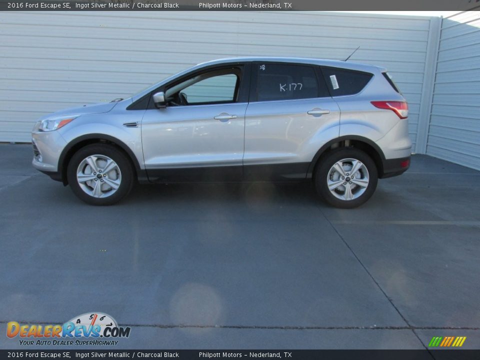 2016 Ford Escape SE Ingot Silver Metallic / Charcoal Black Photo #6