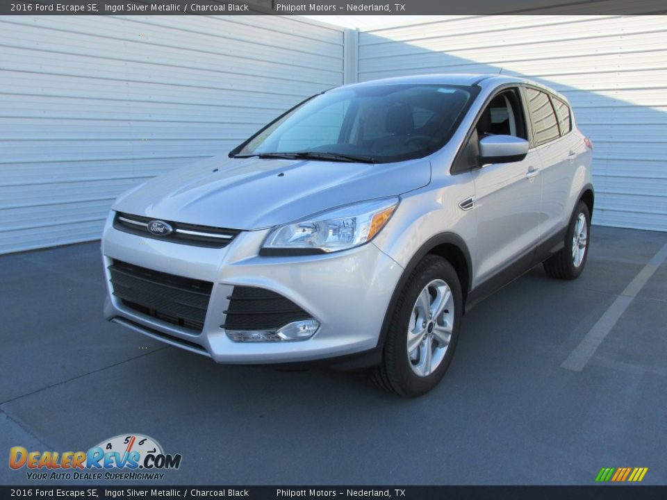 2016 Ford Escape SE Ingot Silver Metallic / Charcoal Black Photo #7