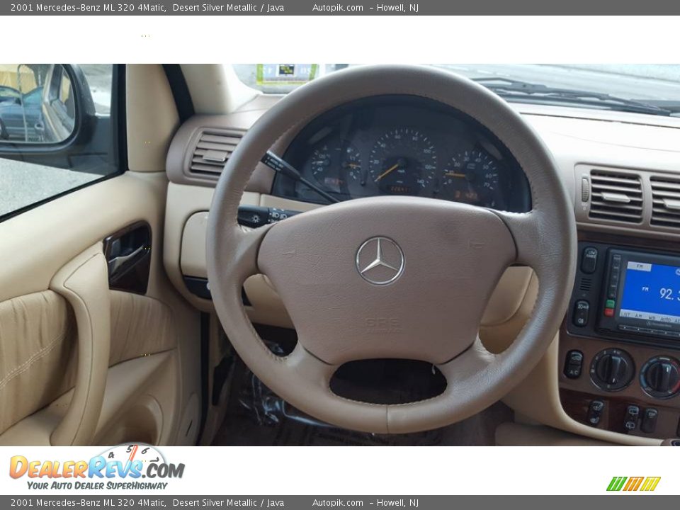 2001 Mercedes-Benz ML 320 4Matic Steering Wheel Photo #20