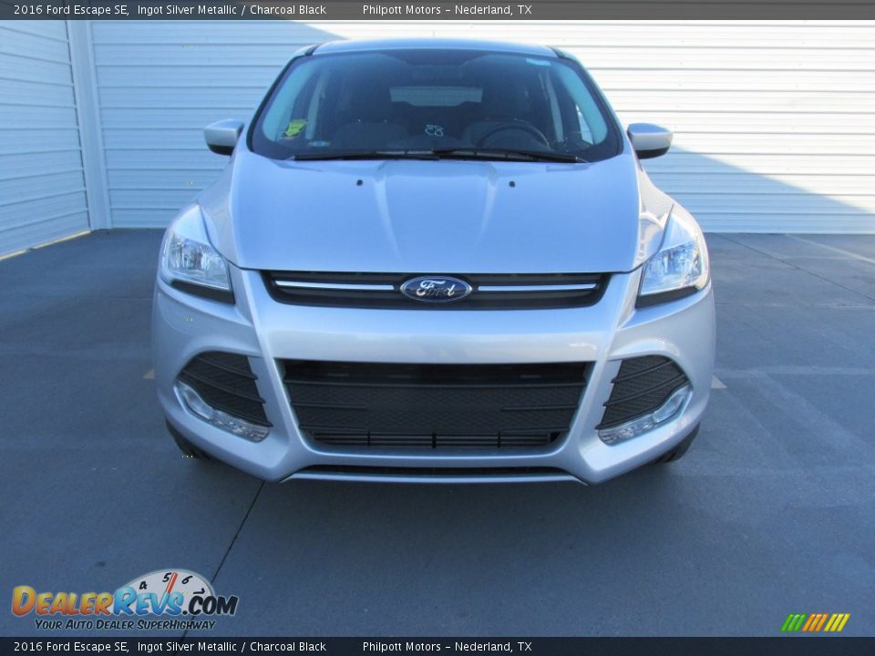 2016 Ford Escape SE Ingot Silver Metallic / Charcoal Black Photo #8
