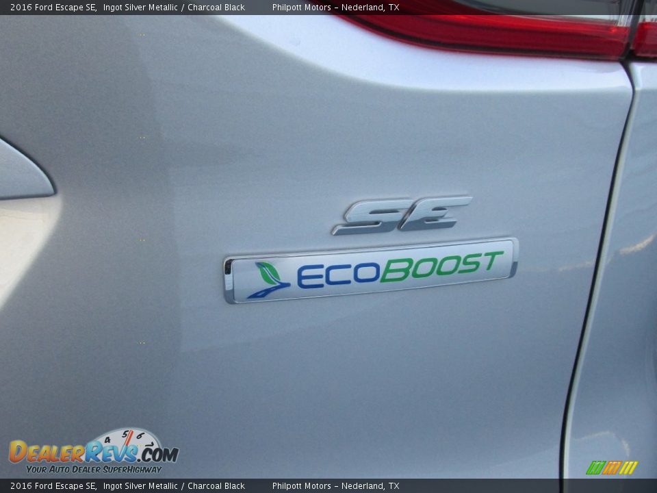 2016 Ford Escape SE Ingot Silver Metallic / Charcoal Black Photo #14