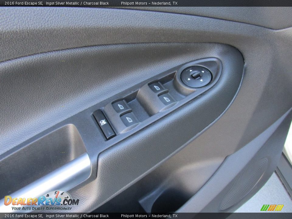 2016 Ford Escape SE Ingot Silver Metallic / Charcoal Black Photo #20