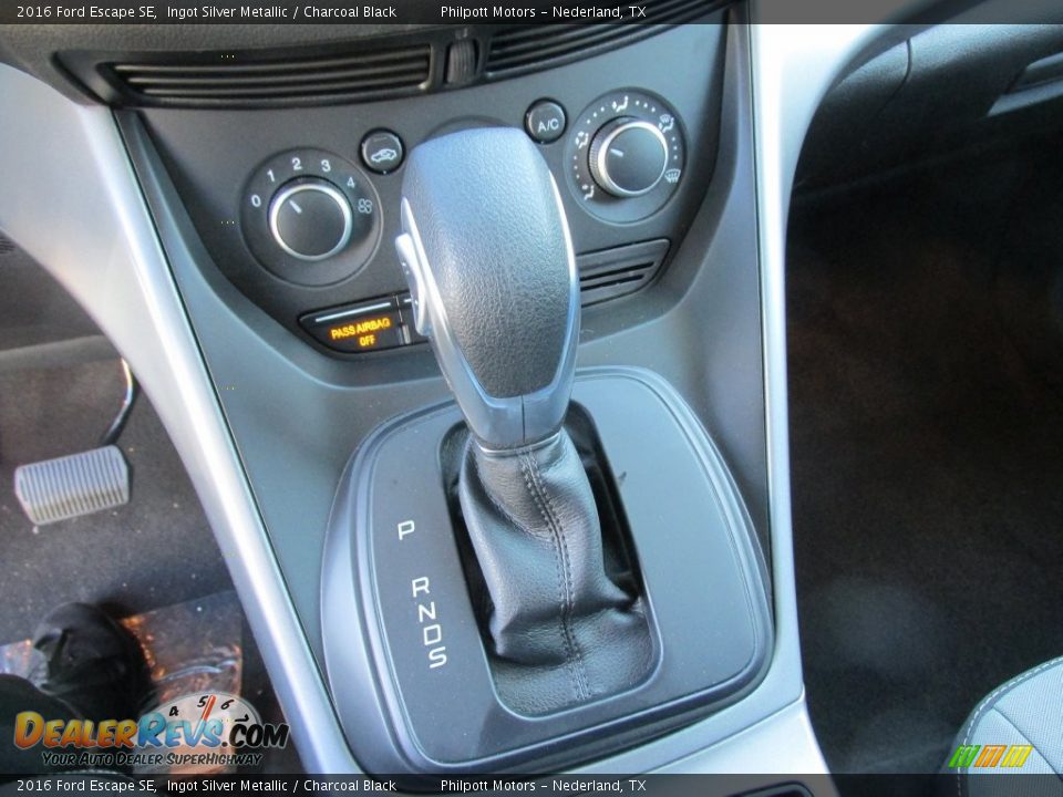 2016 Ford Escape SE Ingot Silver Metallic / Charcoal Black Photo #27