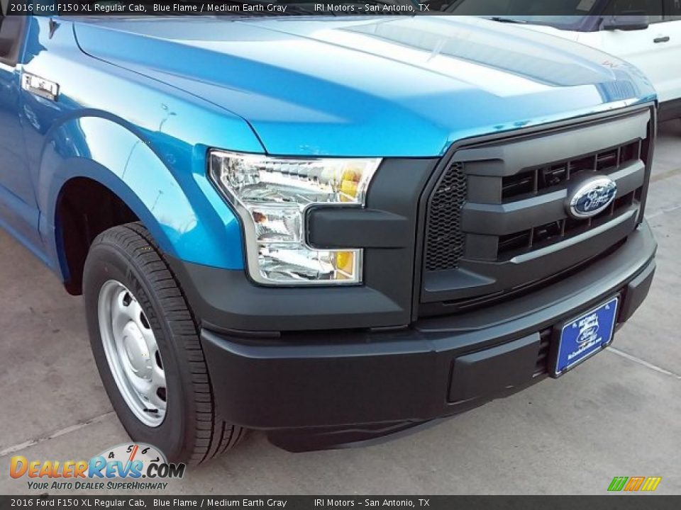 2016 Ford F150 XL Regular Cab Blue Flame / Medium Earth Gray Photo #3