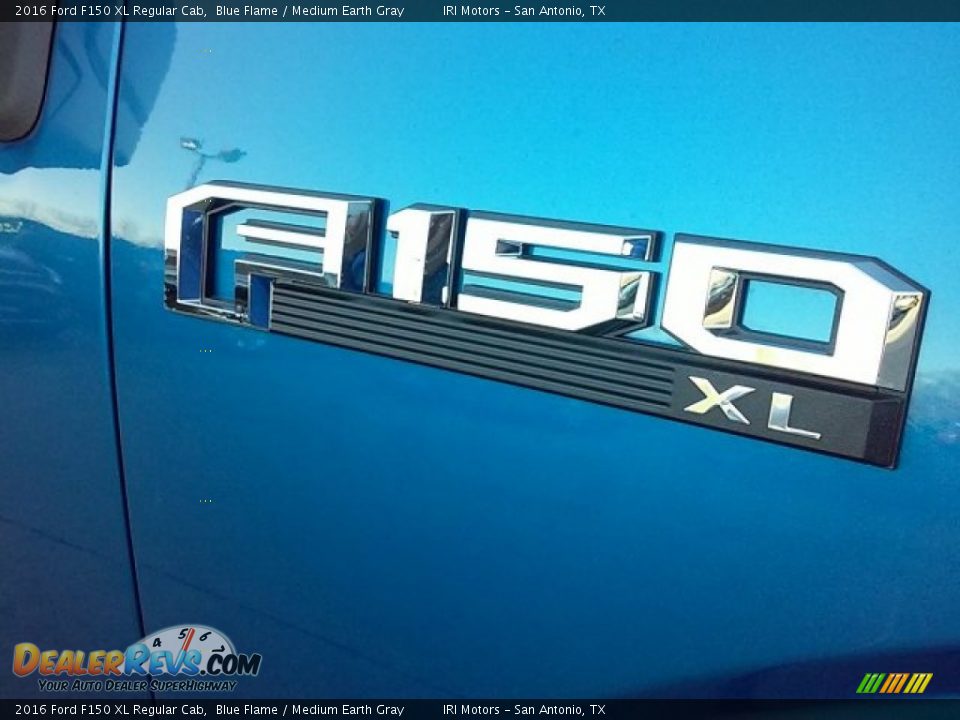 2016 Ford F150 XL Regular Cab Blue Flame / Medium Earth Gray Photo #4