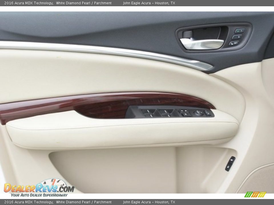 2016 Acura MDX Technology White Diamond Pearl / Parchment Photo #10