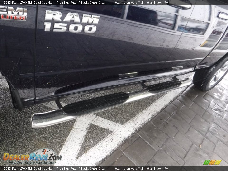 2013 Ram 1500 SLT Quad Cab 4x4 True Blue Pearl / Black/Diesel Gray Photo #4
