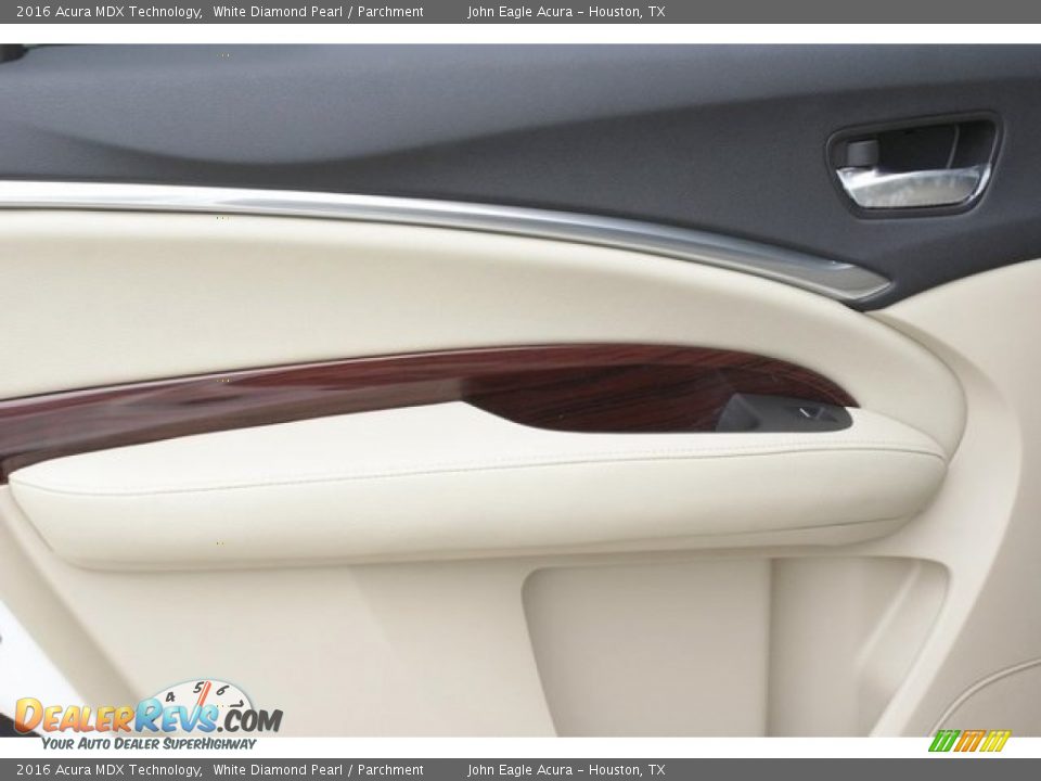 2016 Acura MDX Technology White Diamond Pearl / Parchment Photo #13