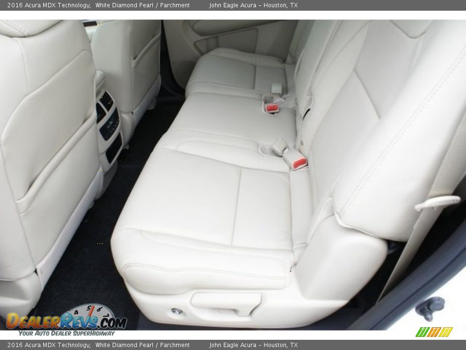 2016 Acura MDX Technology White Diamond Pearl / Parchment Photo #14