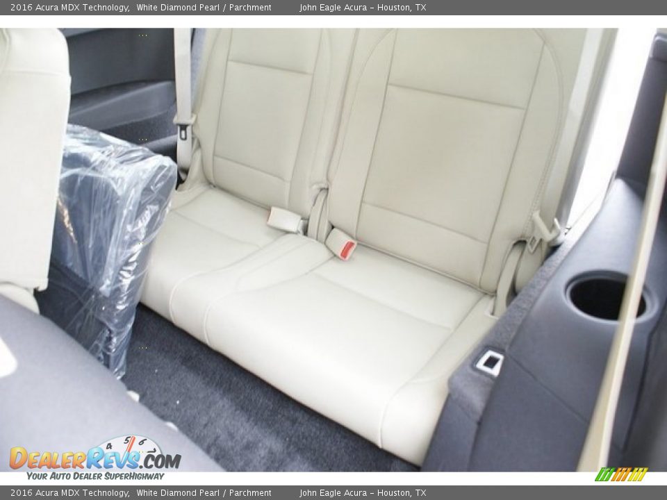 2016 Acura MDX Technology White Diamond Pearl / Parchment Photo #16