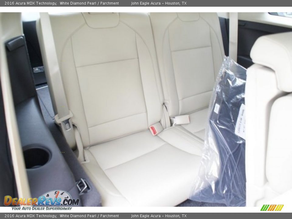 2016 Acura MDX Technology White Diamond Pearl / Parchment Photo #23