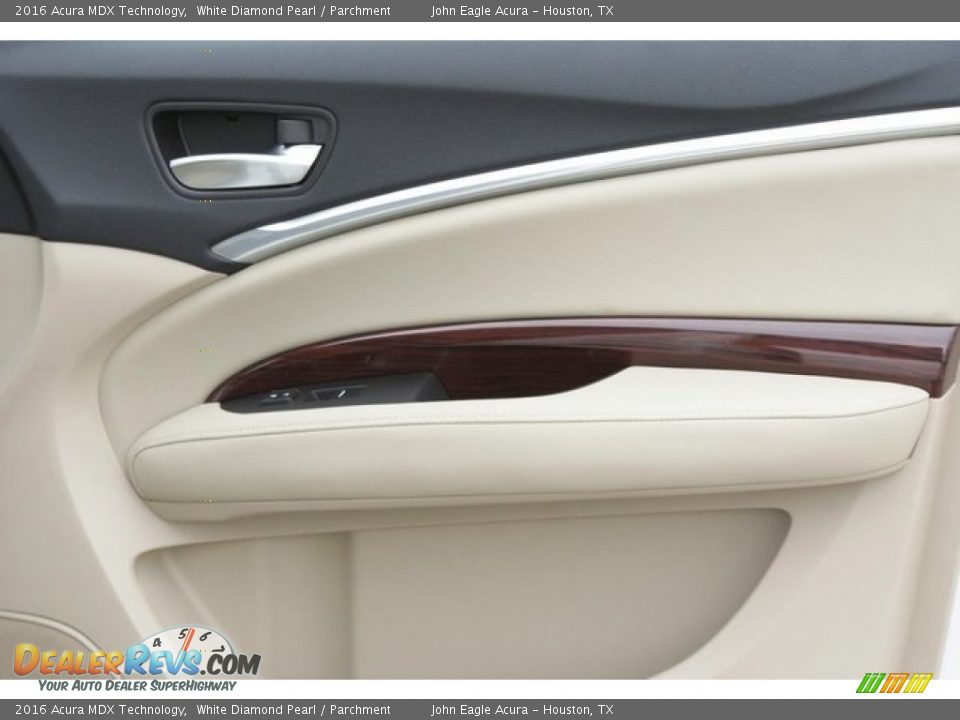 2016 Acura MDX Technology White Diamond Pearl / Parchment Photo #24