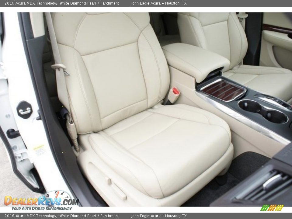 2016 Acura MDX Technology White Diamond Pearl / Parchment Photo #26