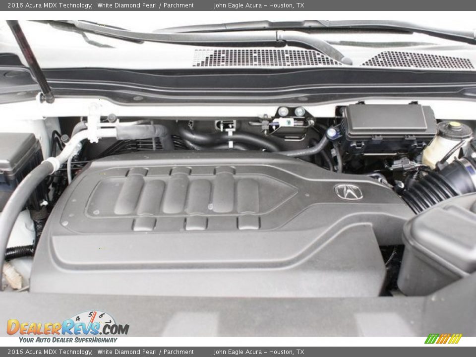 2016 Acura MDX Technology White Diamond Pearl / Parchment Photo #27