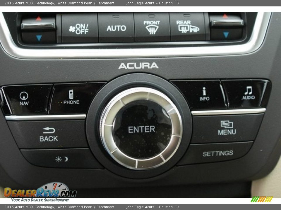 2016 Acura MDX Technology White Diamond Pearl / Parchment Photo #34