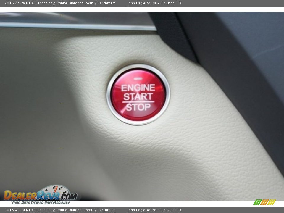 2016 Acura MDX Technology White Diamond Pearl / Parchment Photo #36