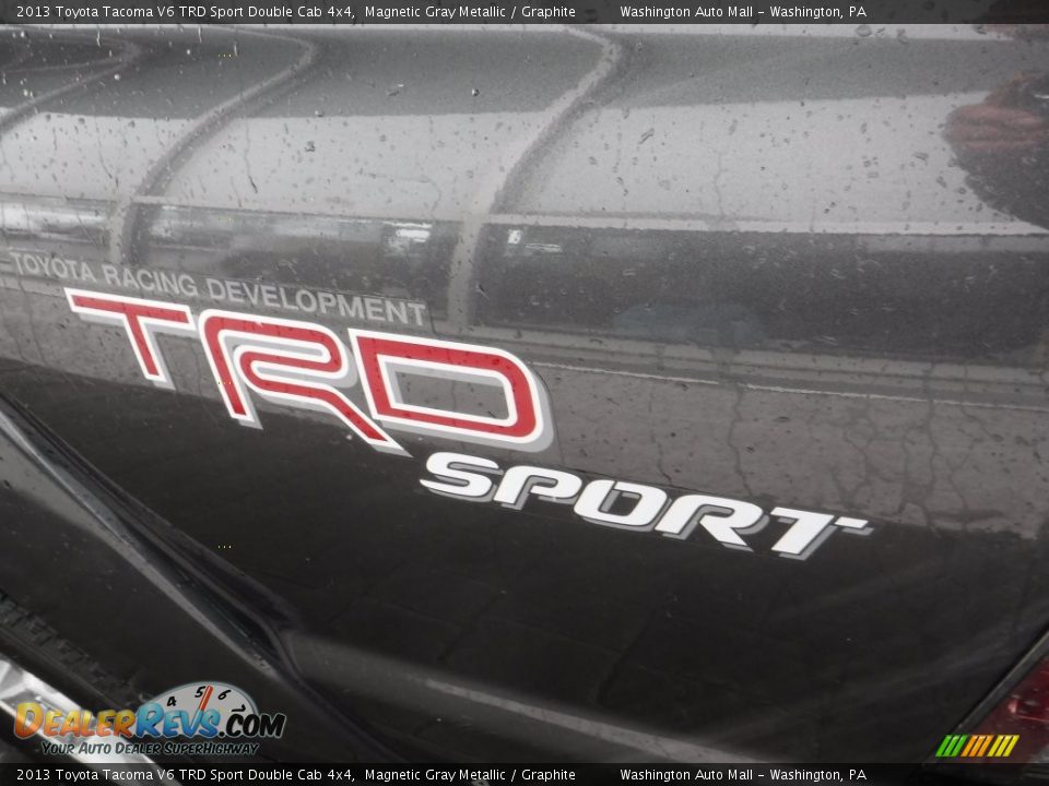 2013 Toyota Tacoma V6 TRD Sport Double Cab 4x4 Magnetic Gray Metallic / Graphite Photo #8