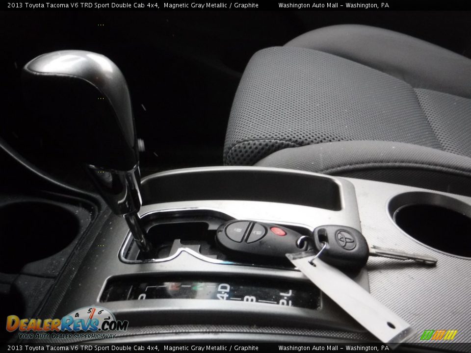 2013 Toyota Tacoma V6 TRD Sport Double Cab 4x4 Magnetic Gray Metallic / Graphite Photo #15