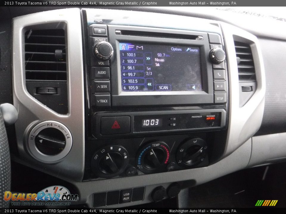 2013 Toyota Tacoma V6 TRD Sport Double Cab 4x4 Magnetic Gray Metallic / Graphite Photo #17