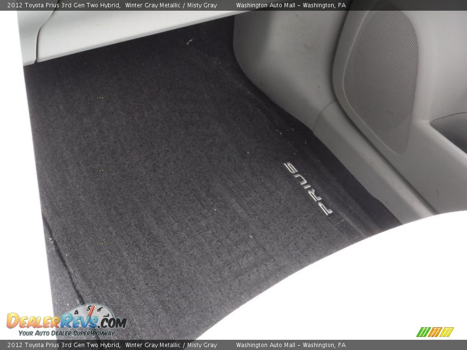2012 Toyota Prius 3rd Gen Two Hybrid Winter Gray Metallic / Misty Gray Photo #14