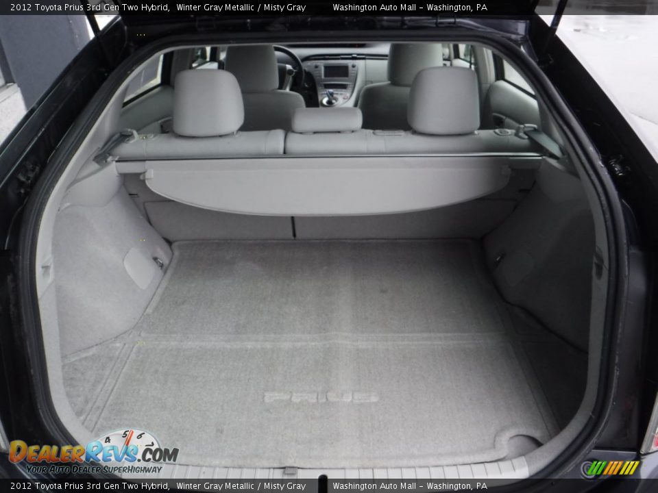 2012 Toyota Prius 3rd Gen Two Hybrid Winter Gray Metallic / Misty Gray Photo #17