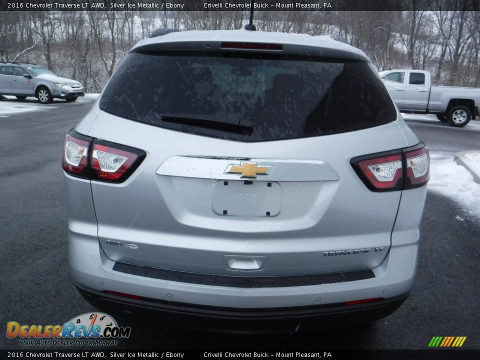 2016 Chevrolet Traverse LT AWD Silver Ice Metallic / Ebony Photo #7
