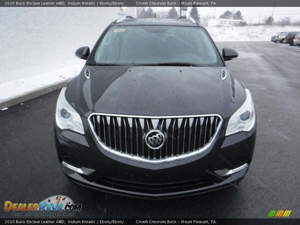 2016 Buick Enclave Leather AWD Iridium Metallic / Ebony/Ebony Photo #4
