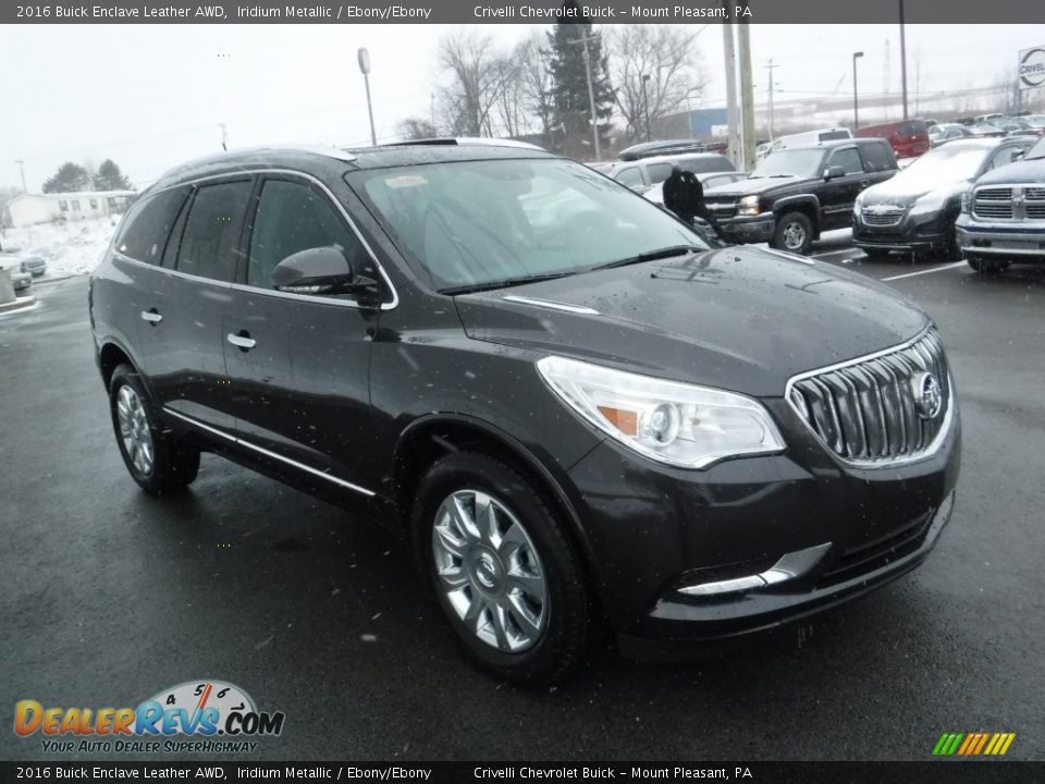2016 Buick Enclave Leather AWD Iridium Metallic / Ebony/Ebony Photo #5