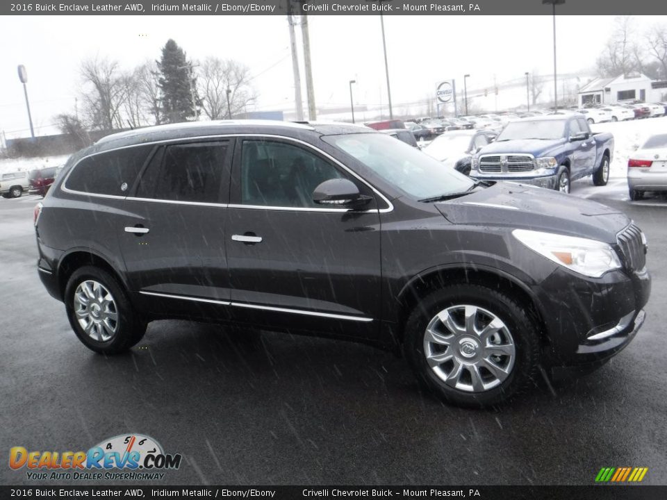 2016 Buick Enclave Leather AWD Iridium Metallic / Ebony/Ebony Photo #6