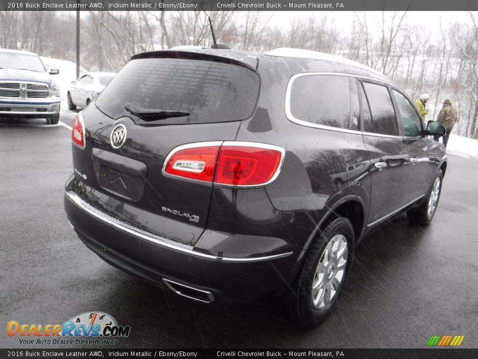 2016 Buick Enclave Leather AWD Iridium Metallic / Ebony/Ebony Photo #7