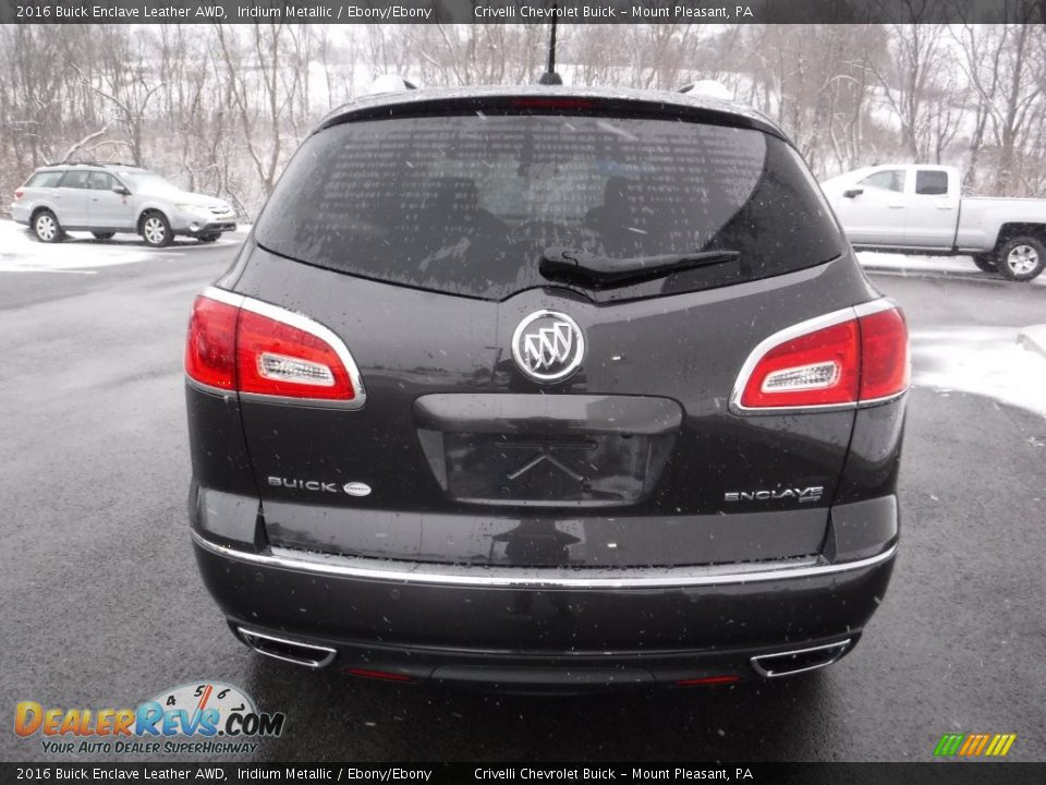 2016 Buick Enclave Leather AWD Iridium Metallic / Ebony/Ebony Photo #8