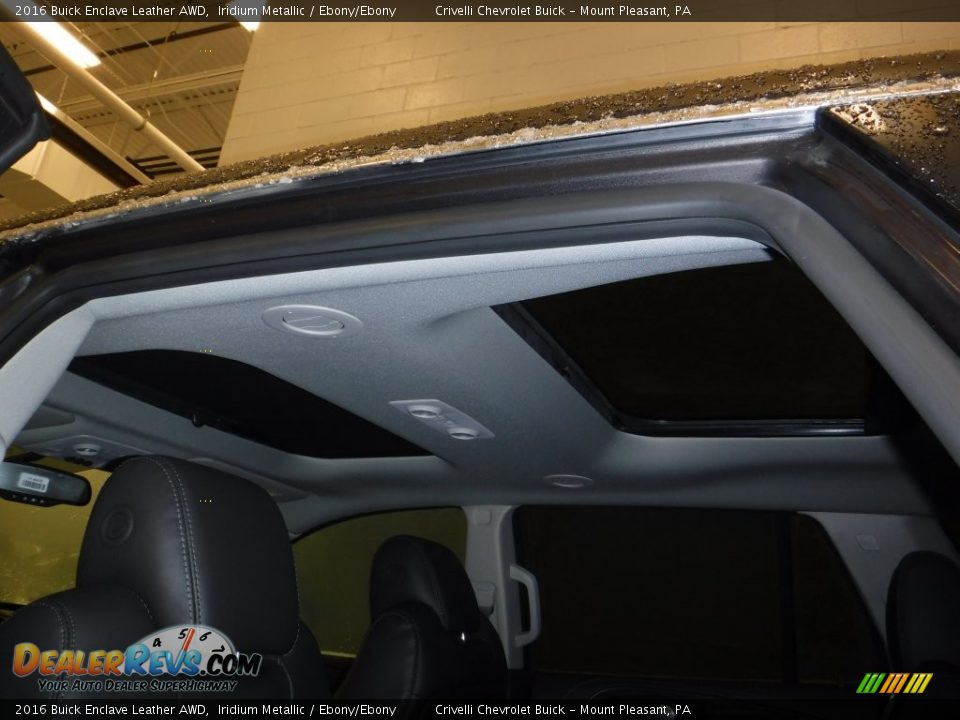 2016 Buick Enclave Leather AWD Iridium Metallic / Ebony/Ebony Photo #10