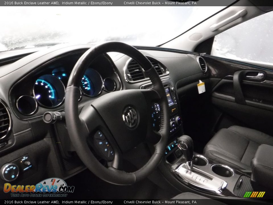 2016 Buick Enclave Leather AWD Iridium Metallic / Ebony/Ebony Photo #11