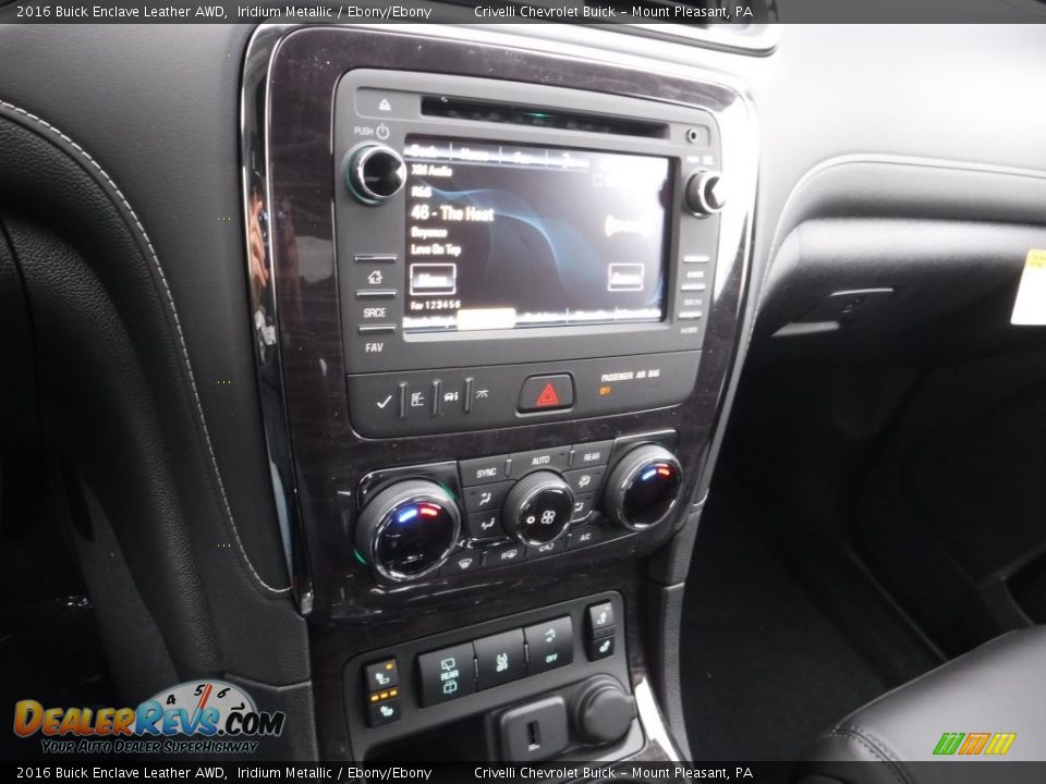 2016 Buick Enclave Leather AWD Iridium Metallic / Ebony/Ebony Photo #14