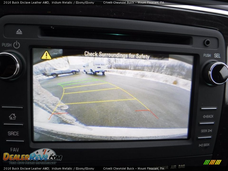 2016 Buick Enclave Leather AWD Iridium Metallic / Ebony/Ebony Photo #15