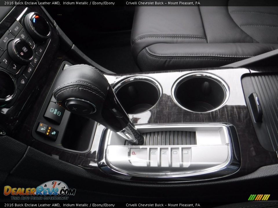 2016 Buick Enclave Leather AWD Iridium Metallic / Ebony/Ebony Photo #17