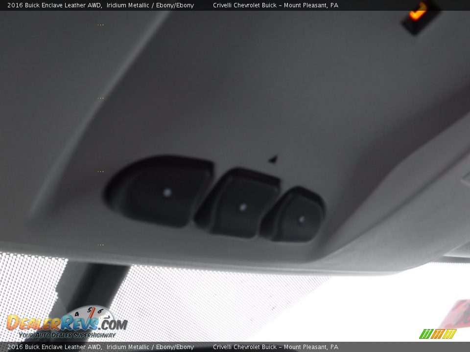 2016 Buick Enclave Leather AWD Iridium Metallic / Ebony/Ebony Photo #19
